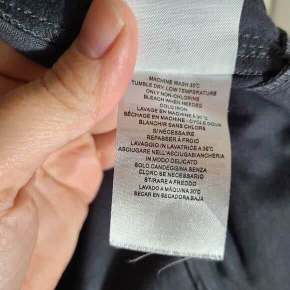 Lysse Women's Size Medium Vegan Suede Zip Moto Jacket Blue-Gray - Picture 8 of 8